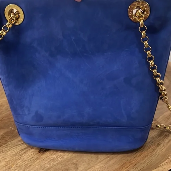 Tiffany and Co Suede blue bucket bag - Picture 11 of 15